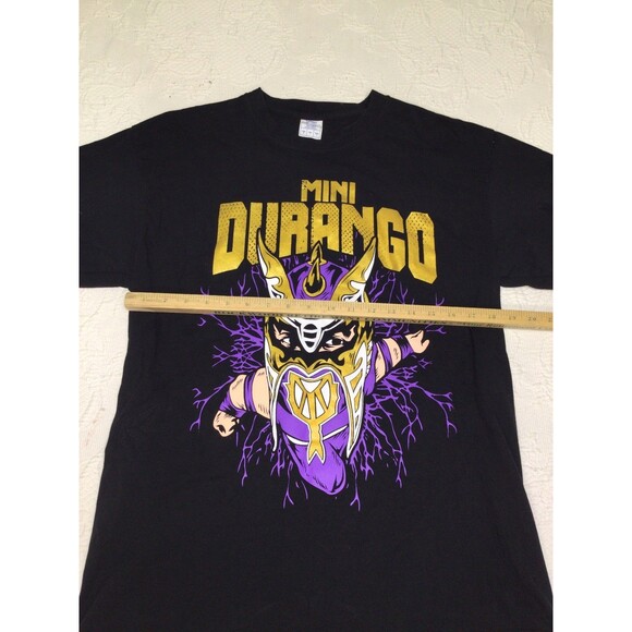 Mini Durango Extreme Midget Lucha Libre Wrestling Graphic Black Tee Shirt Large - Picture 6 of 6